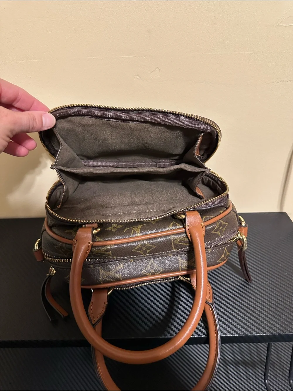 Brown satchel